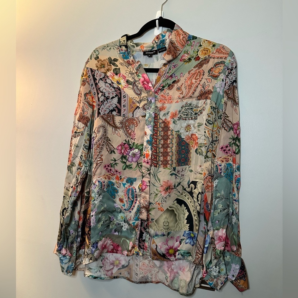 Floral Patchwork Blouse